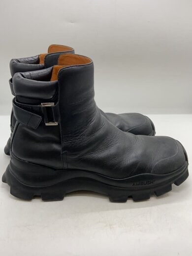 商品画像：RUBBER SOLE BOOTS/ブーツ/43/BLK/レザー// 7