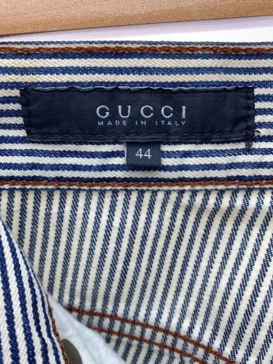 商品画像：GUCCI/ストレートパンツ/44/コットン/ストライプ 4