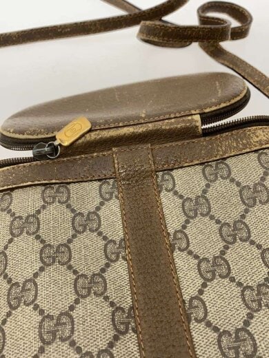 商品画像：OLD GUCCI/ショルダーバッグ/レザー/BEG/総柄/904.02.070 8