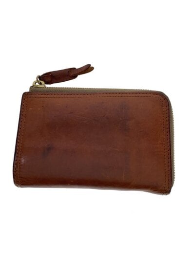 商品画像：2つ折り財布/レザー/BRW/L字ジップ 1