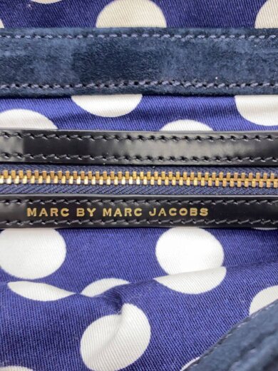 商品画像：ショルダーバッグ/ビーズ/NVY/裏地ドット 5