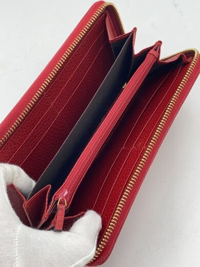 商品画像：長財布/レザー/RED/レディース/456117 4