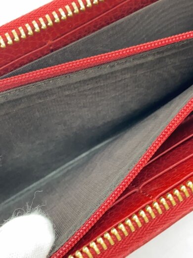 商品画像：長財布/レザー/RED/レディース/456117 5