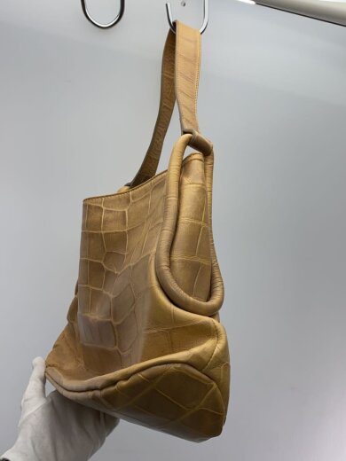 商品画像：ハンドバッグ/レザー/BEG/型押し 2