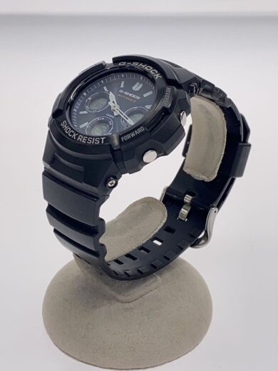 商品画像：ソーラー腕時計・G-SHOCK/デジアナ/ラバー/BLK/BLK/AWG-M100SB-2AJF 2