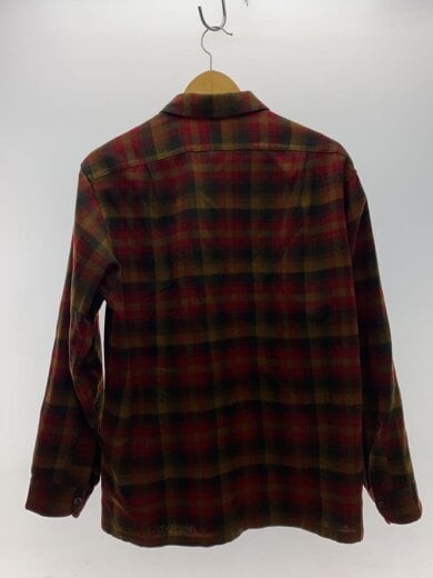商品画像：60s/ボードシャツ/長袖シャツ/L/ウール/RED/チェック 2