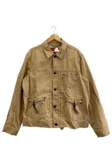 商品画像：ジャケット/L/コットン/BEG/無地/PC9-A2699-0001 1