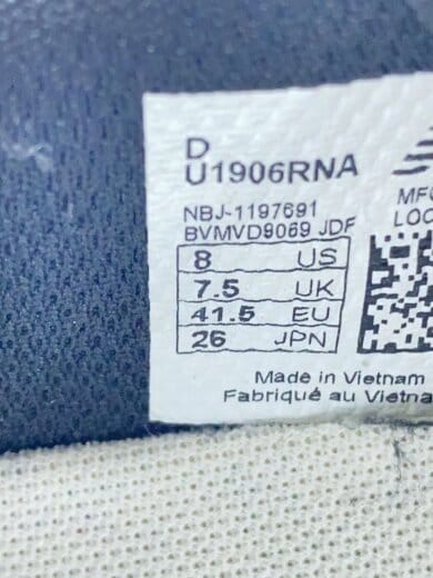 商品画像：U1906RNA/ホワイト/26cm/WHT 5