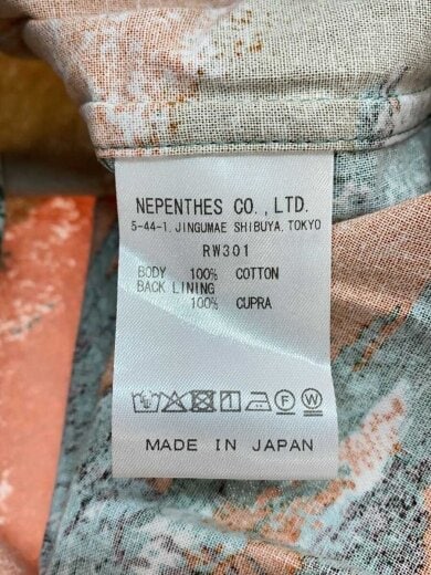 商品画像：長袖シャツ/オープンカラー/M/コットン/マルチカラー/総柄/RW301// 4