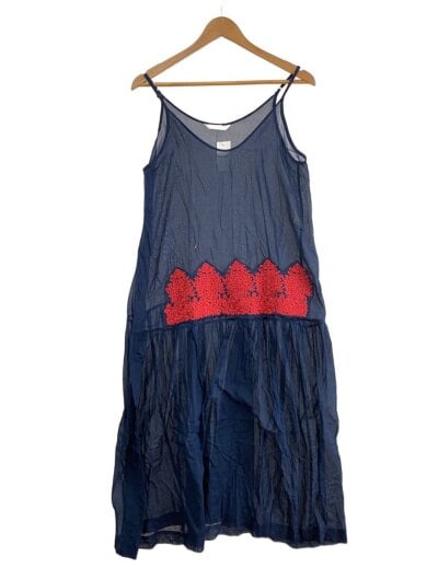 商品画像：ガーゼキャミワンピース/S/コットン/NVY/12231585 1