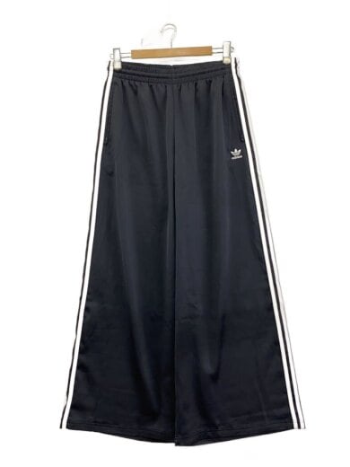 商品画像：ワイドレッグトラックパンツ/2XL/ポリエステル/BLK/IU2520 1