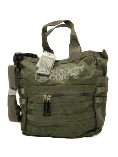 商品画像：トートバッグ/ショルダー2WAY/ポリエステル/KHK/7632-0146 1