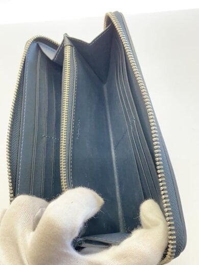 商品画像：長財布/キャンバス/BLU/シグネチャー/ストライプ 5