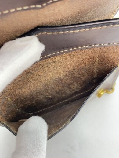 商品画像：ウォレットチェーン付き/財布/レザー/BRW/メンズ 5