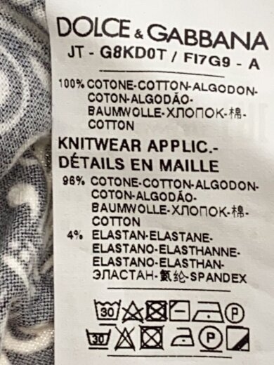 商品画像：バンダナTシャツ/48/コットン/BLK/プリント/G8KD0T 4