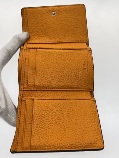 商品画像：3つ折り財布/レザー/CML/無地/レディース 4