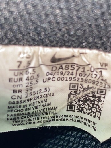 商品画像：AIR FORCE 1 07 PRM_エア フォース 1 07 PRM/25.5cm/BLK/DA8571-001 5