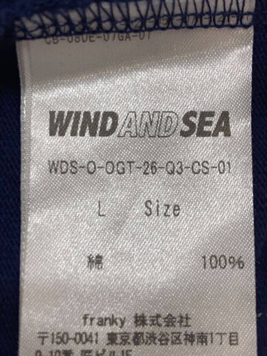 商品画像：長袖Tシャツ/L/コットン/NVY/プリント/WDS-O-OGT-26-Q3-CS-01 4