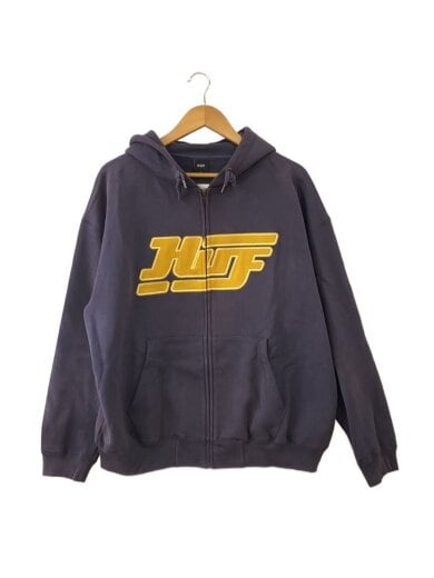 商品画像：ジップパーカー/L/コットン/NVY// 1