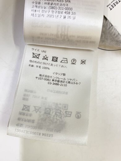 商品画像：マフラー/羊毛/GRY/UNISEX/I20913C00018 A0152 3