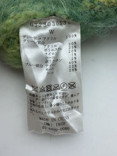 商品画像：ニットベスト(厚手)/--/アクリル/GRN/0123030531 4