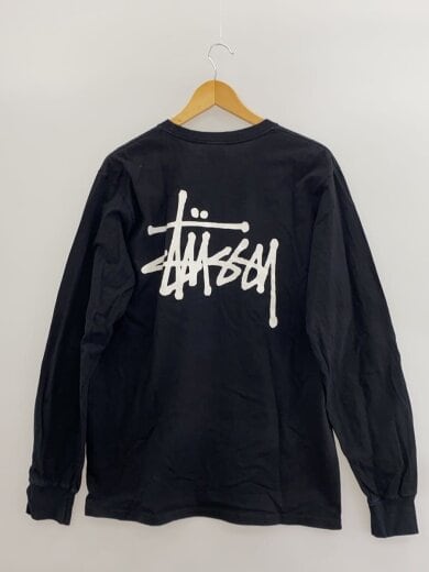 商品画像：長袖Tシャツ/M/コットン/BLK/ロゴプリント 2