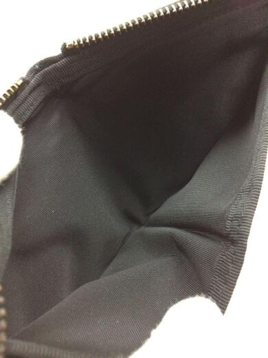 画像：LUGGAGE LABEL2つ折り財布/コットン/BLK/ジップ5