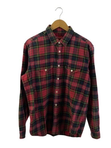 商品画像：長袖シャツ/L/コットン/マルチカラー/チェック 1