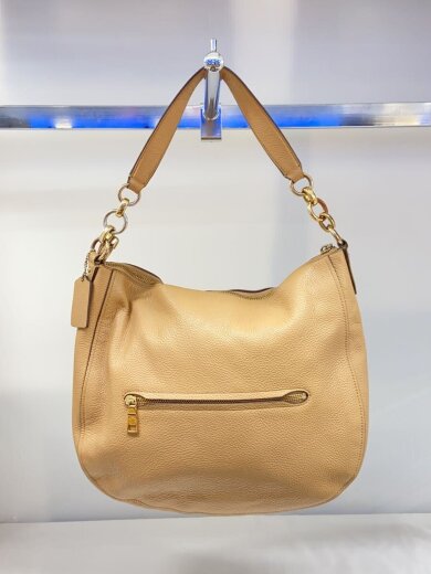 商品画像：ショルダーバッグ_オールレザー/レザー/BEG/無地 3