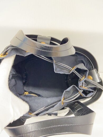 商品画像：TRAMADRKE/ハンドバッグ/レザー/BLK/無地 5