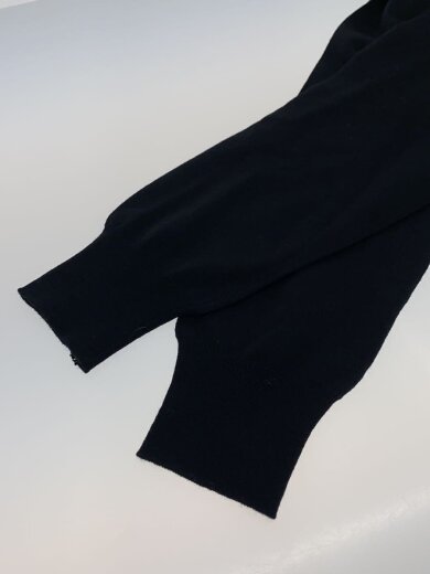 商品画像：ニット・セーター(薄手)/46/ウール/BLK/無地 6