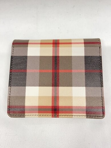 商品画像：2つ折り財布/レザー/マルチカラー/チェック/メンズ 2