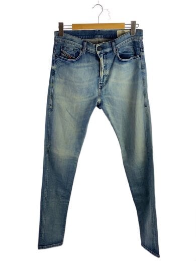 商品画像：スキニーパンツ/33/コットン/IDG/無地 1