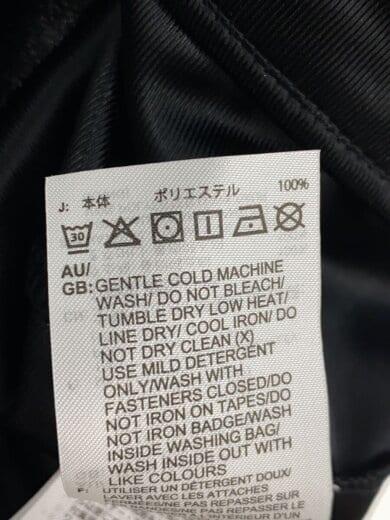 商品画像：ジャージ/M/ポリエステル/BLK/無地/JN0810 5