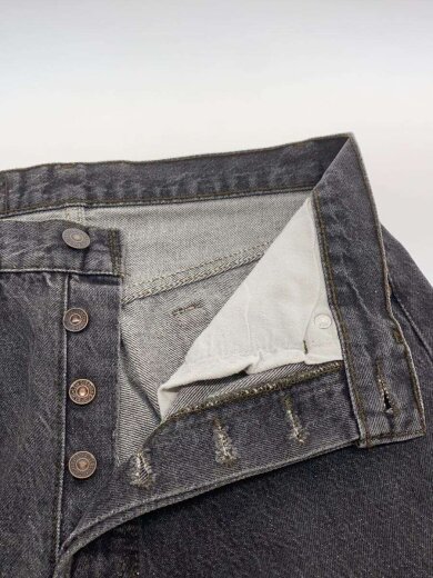 商品画像：ボトム/31/デニム/BLK/無地/501/USA製/先染め/ボタン裏520 3