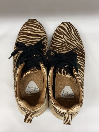 商品画像：ローカットスニーカー/22.5cm/BRW/ハラコ/FM03-1-003/フラワーマウンテン 3