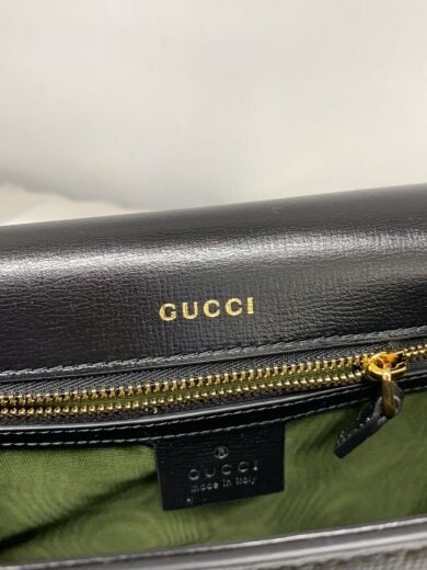 商品画像：ショルダーバッグ/レザー/BLK/589471/GGロゴ// 5