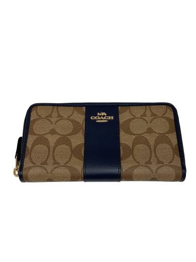 商品画像：長財布_シグネチャー/PVC/BEG/総柄/メンズ 1