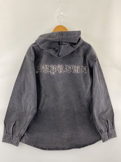商品画像：Hooded Denim Shirt/XL/コットン/BLK// 2