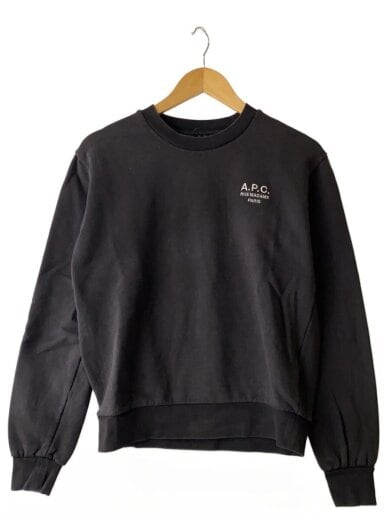 商品画像：スウェット/XXS/コットン/BLK/無地/24246-1-98351/スタンダードフィットスウェット// 1