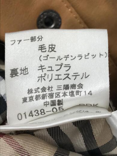 画像：BURBERRY BLACK LABELコート/M/レザー/CML/BMP28-533-434