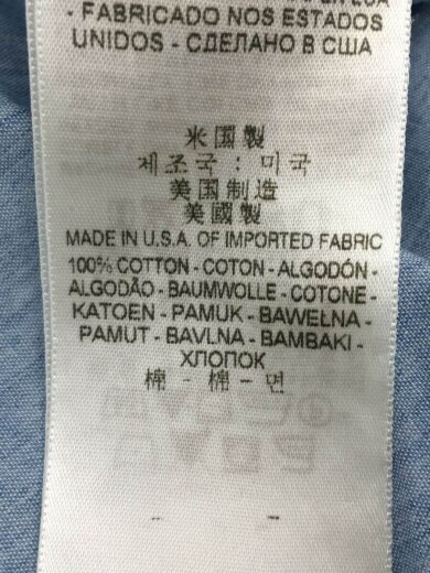 商品画像：長袖シャツ/S/コットン/BLU/無地/Lightweight Chambray Shirt 4