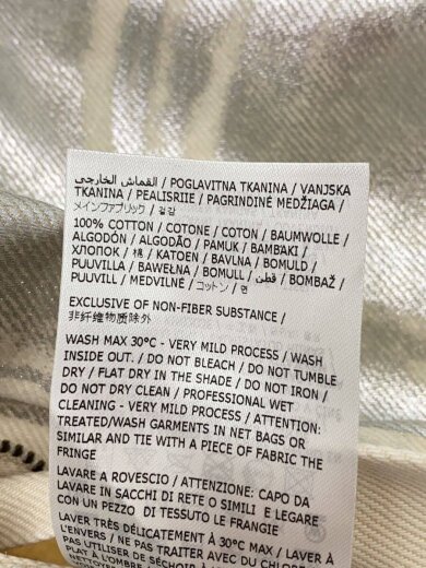 商品画像：MM6 Foil Double Knee Painter Pant Natural/30/コットン/SLV// 6