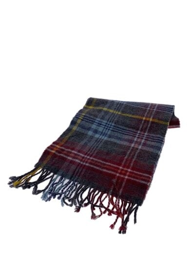 商品画像：マフラー/ウール/マルチカラー/チェック/レディース 1