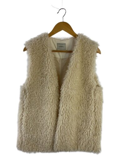 商品画像：フリースベスト/--/ポリエステル/WHT 1