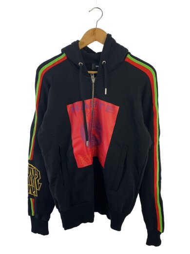 商品画像：ジップパーカー/S/コットン/BLK 1