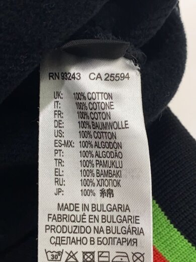 商品画像：ジップパーカー/S/コットン/BLK 4