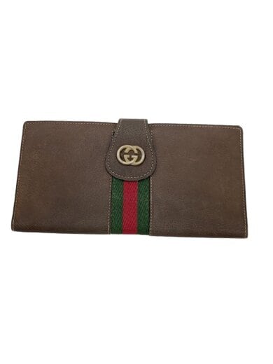 商品画像：長財布/レザー/BRW/無地/レディース 1