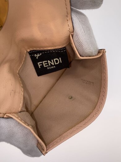 商品画像：3つ折り財布/レザー/PNK/無地/レディース 5