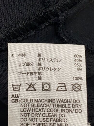 商品画像：パーカー/M/コットン/BLK/HR2200 5